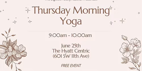 Thursday Morning Guided Yoga & Meditation