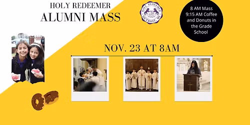 Alumni Mass with Coffee and Donuts