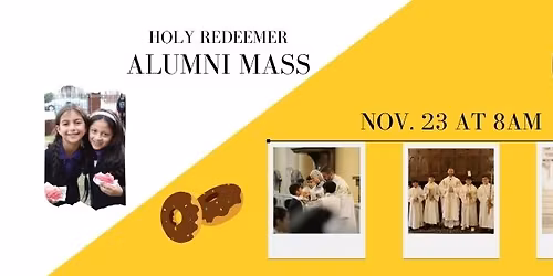 Alumni Mass with Coffee and Donuts