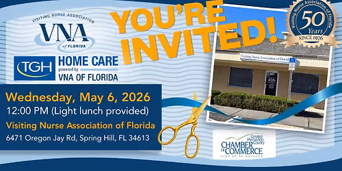 Ribbon Cutting Ceremony for VNA of Florida's Hernando County Office