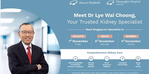 Exclusive One-on-One Personalised meeting with Dr. Lye Wai Choong