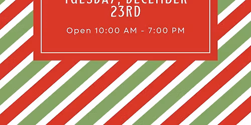 Last Minute Shopping Event