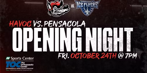 Parking Huntsville Havoc at Pensacola Ice Flyers