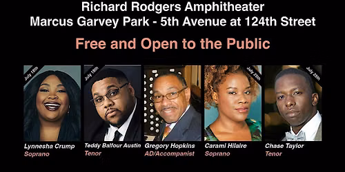 The Harlem Opera Festival 2026 - Marcus Garvey Park Edition