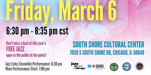 JazzCity Series : Twin Talk @ South Shore Cultural Center