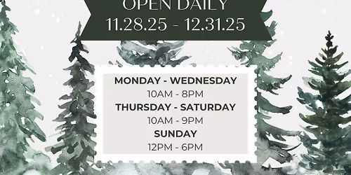 Christmas Tree Farm at Cassidy Station - Open The Whole Month of December!