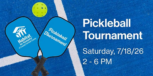 Habitat CFC's Pickleball Tournament