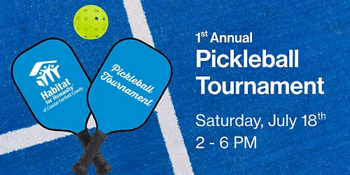Habitat CFC's 1st Annual Pickleball Tournament