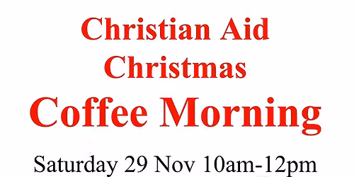 Christian aid fund raising event