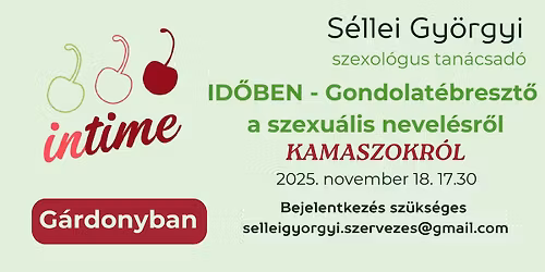 ID\u0150BEN - Gondolat\u00e9breszt\u0151 a szexu\u00e1lis nevel\u00e9sr\u0151l - KAMASZOKR\u00d3L