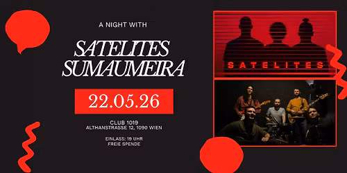Sat\u00e9lites + Sumaumeira im CLUB 1019