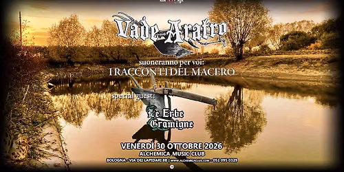 VADE ARATRO "I racconti del macero" + LE ERBE GRAMIGNE | Live @ Alchemica Music CLub | Bologna