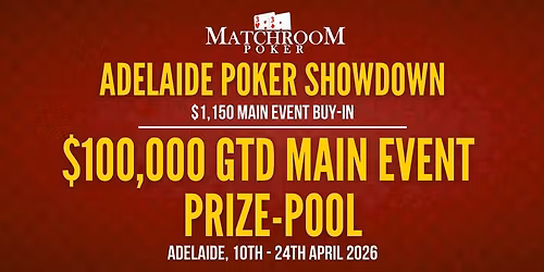 Adelaide Poker Showdown