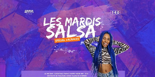 Les mardis salsa sp\u00e9cial vacances au 140 Bar - Villenave d'Ornon