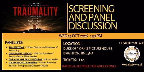 TRAUMALITY - film screening and panel discussion
