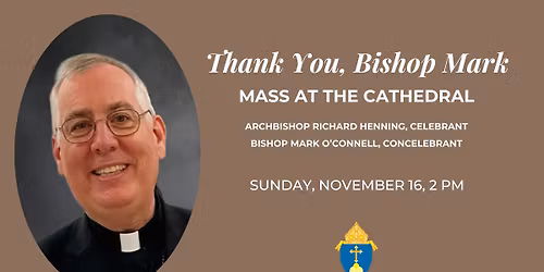Thank You, Bishop Mark