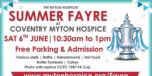 The Myton Hospices - Coventry Summer Fayre 2026