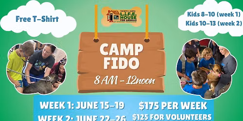 REGISTRATION FULL - Camp Fido - WEEK 2 (Kids 10-13)