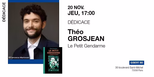 GIBERT d\u00e9dicace : Th\u00e9o Grosjean