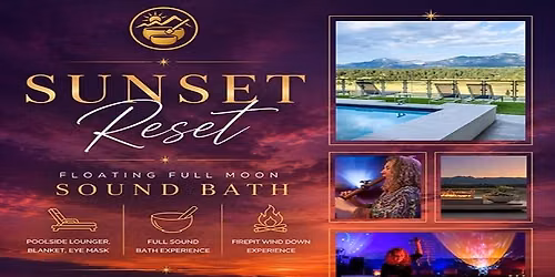 Sunset Reset: Floating Full Moon Sound Bath