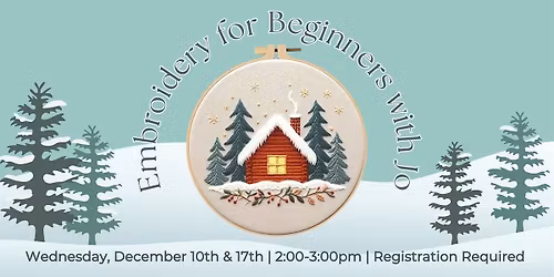 Embroidery for Beginner with Jo