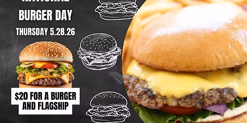 National Burger Day - Settle Down Easy Brewing - Falls Church