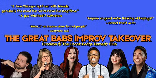 THE GREAT BABS IMPROV TAKEOVER