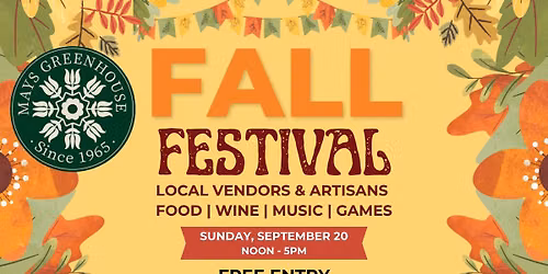 Mays Greenhouse Fall Festival