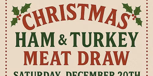 Christmas Ham & Turkey Meat Draw