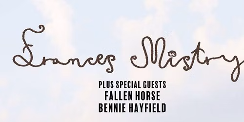 The Sunflower Lounge supporting Frances Mistry