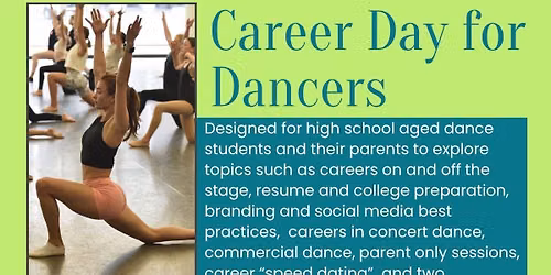 Career Day for Dancers- Sign Up Now!