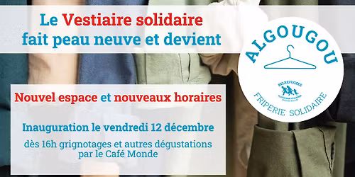 Inauguration d'AlGougou - Friperie solidaire LLN by BELRefugees