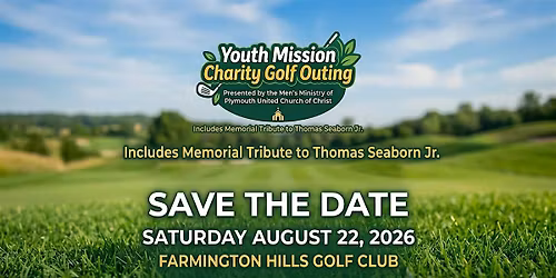 Youth Mission Charity Golf Outing: Plymouth UCC Men's Ministry