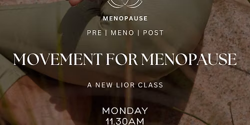 Movement for Menopause 