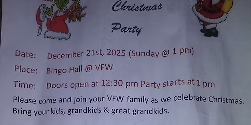 VFW Post 972 Childrens Christmas Party