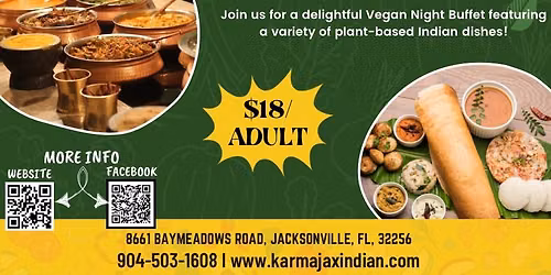 Vegan Night Buffet at KARMA