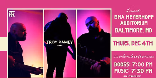 Troy Ramey - Songs & Stories - Live at The Baltimore Museum of Art Meyerhoff Auditorium