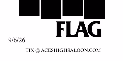 Black Flag : An Evening with Black Flag - At Aces High Saloon