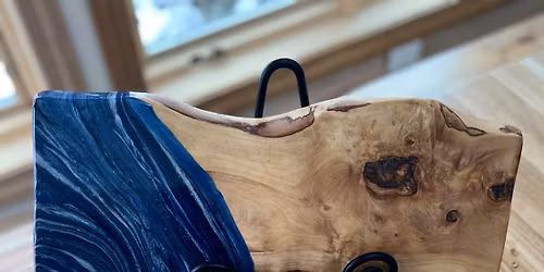 Resin Serving Tray with Bear Joy Studio