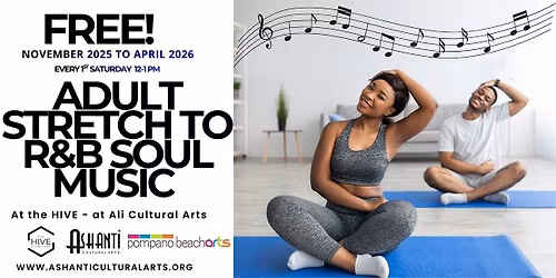 Stretch and  Dance Movement to  R&B Soul Music