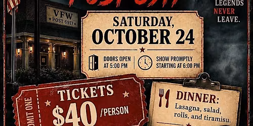 Murder Mystery Dinner: The Ghost of Post 6917