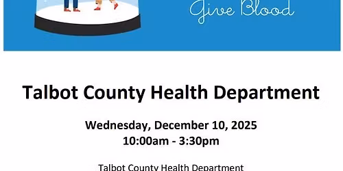 Blood Drive - Talbot County Health Department