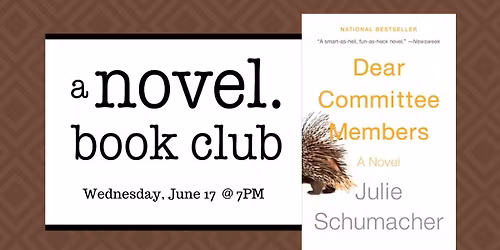 A Novel Book Club: DEAR COMMITTEE MEMBERS