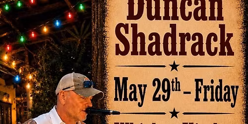 Duncan Shadrack Acoustic Show
