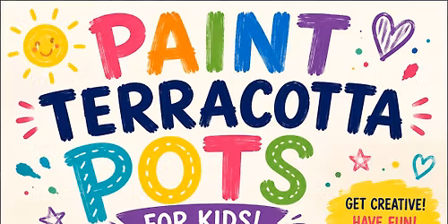 Paint Terracotta Pots for Kids