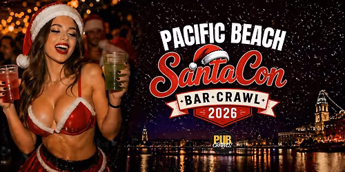 Pacific Beach SantaCon Bar Crawl 2026