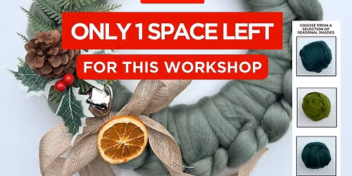 \ud83c\udf84\ud83d\udc9a\ud83c\udf1fCHRISTMAS ROVING WREATH WORKSHOP\ud83c\udf1f\ud83d\udc9a\ud83c\udf84 (GREENS) \ud83d\udc9a