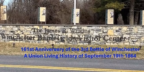 161st Anniversery of the 3rd Battle of Winchester