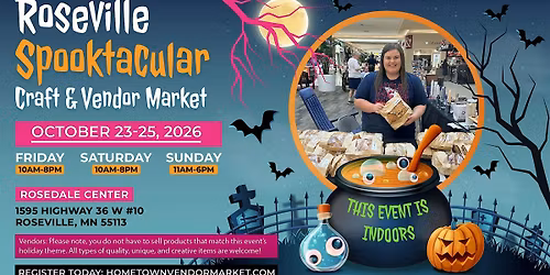 Roseville Spooktacular Craft & Vendor Market