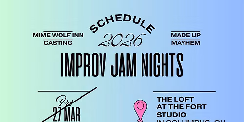 Improv Jam Night with Made Up Mayhem - 7\/24